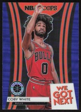 2019-20 Hoops Premium Stock We Got Next Blue Rookie #3 Coby White Chicago Bulls