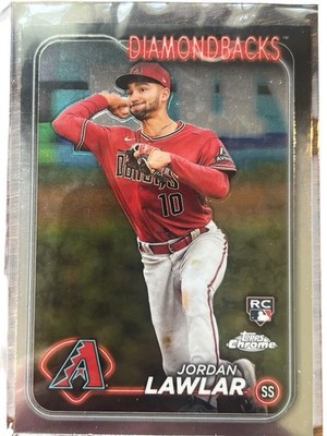 2024 Topps Chrome, Jordan Lawlar (RC), AZ Diamondbacks, #229