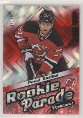 2016-17 Upper Deck Parkhurst Rookie Parade Red 153/199 Pavel Zacha #RP2 1o3