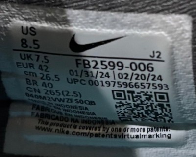 gt cut academy size 8.5. Nike
