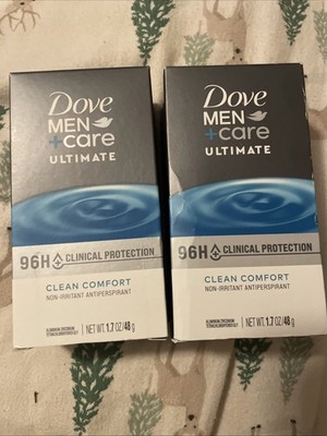 2 PACK Dove Men+Care Clinical Protection Clean Comfort Antiperspirant Deodorant