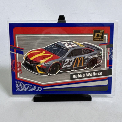 2024 Panini Donruss NASCAR Racing 79 Bubba Wallace Blue Parallel /199 NM-MT Card