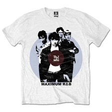 The Who Maximum Rhythm & Blues T-Shirt White New