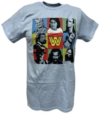 Curt Hennig Rick Rude Roddy Piper Legends Mens Blue T-shirt