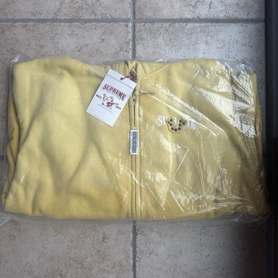 Supreme True Religion Zip Up Hooded Sweatshirt (FW25) Yellow Brand New In Hand