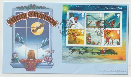 2/11/2004 UK GB FDC - Christmas 2004 - Benham BLCS292 - St Nicholas Special P/M