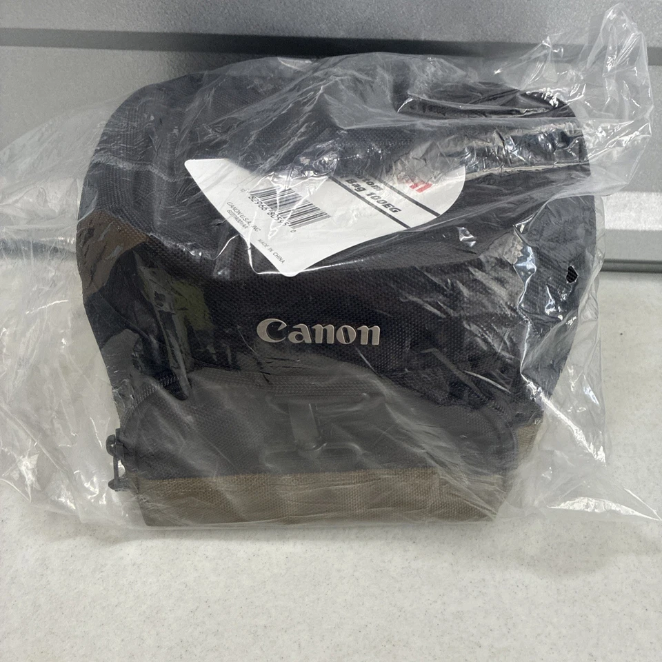 Bolso Gadget Personalizado para Cámara Canon 100EG Negro/Oliva con Correa para el Hombro *NUEVO* Foto 2 de 4
