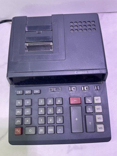 Canon MP31D Electronic Desktop Printing Calculator Adding Machine - works - Picture 2 of 6