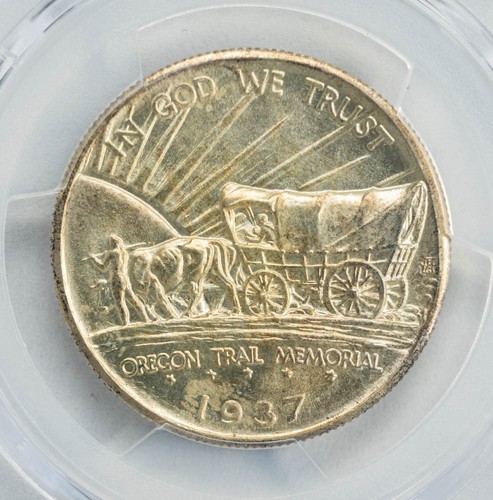 1937-D Oregon Half 50c MS67 PCGS Secure 950187-1 - Picture 4 of 5