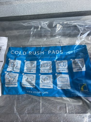Ossur Cold Rush Pad Ergonomico Dolore Post Operatorio Funziona con Macchine Crioterapia - Foto 2 di 4