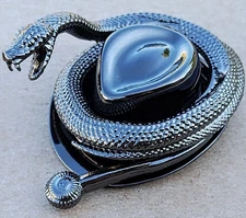 Snag the Tag Adventure Awaits Geocoin - Blk Nkl - Activated, Adoptable - TBAMW0M