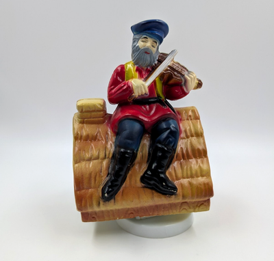 #ad Vintage Plastic Fiddler the Roof Sunrise Sunset Music Box Hong Kong Nice $19.73