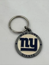 2004 New York Giants Metal Chrome Keychain NFL Football Siskiyou Sports