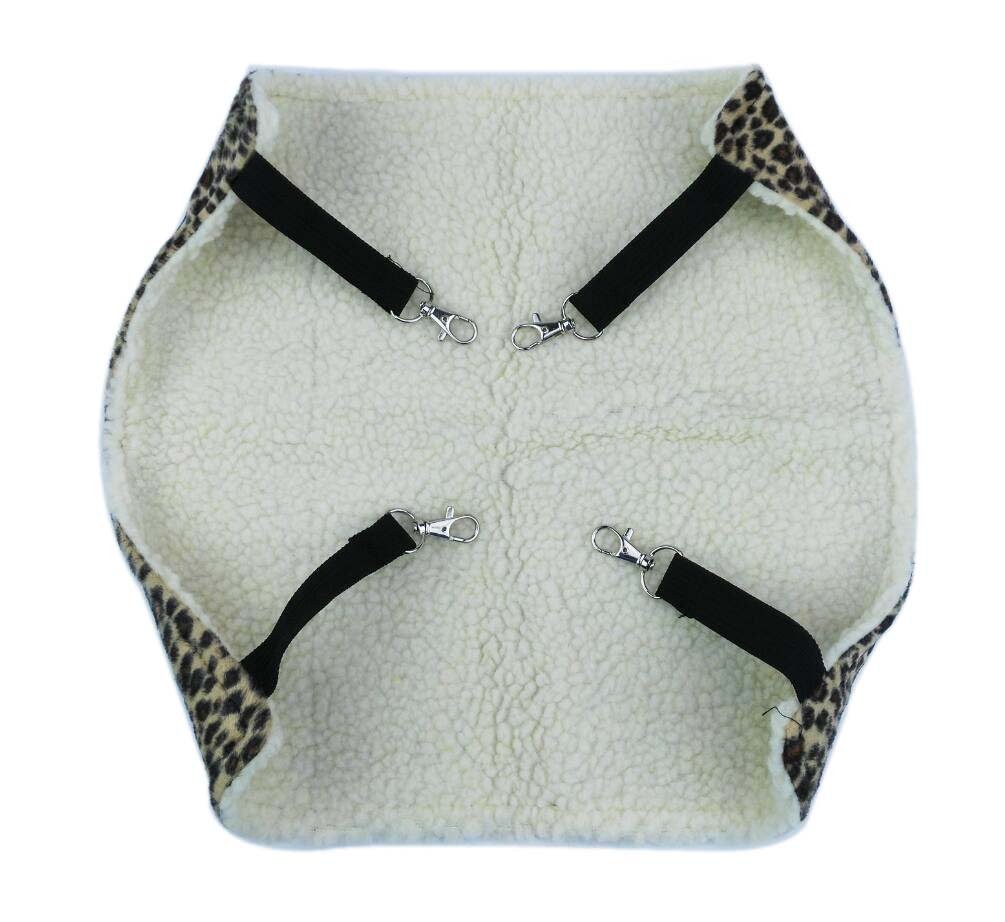 Hamac lit balançoire chat matelas cage suspendu couchage modulable - 3