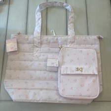LoveShackFancy x Target Yoobi Blooming Heirloom Ditsy Tote Bag Tech Organizer