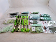 DMC Cotton Perle 3 Assorted Greens Assortment C222