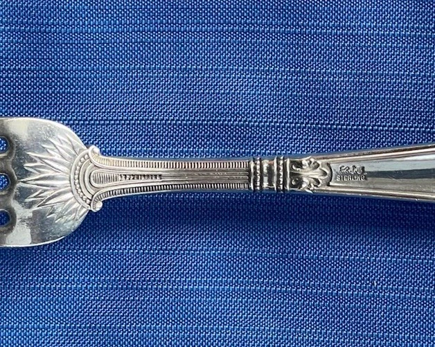 Gorham Cluny Sterling Silver Dinner Fork 7⅝" - Mint 1880 Antique by Gorham - Image 4 of 4