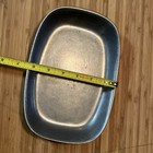 Vintage Carson Pewter Oval Bowl Dish RARE Freeport PA Made in USA — photo 4