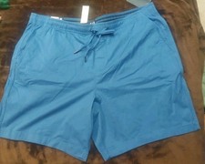 Gap Men's Stretch Cotton Pull-On Drawstring Shorts Color Blue/Delft XXL Free-Sh