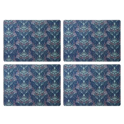 4er Set Tischset, Platzset Arts & Craft blau Kork 40x29cm Creative Tops - Bild 1 von 4