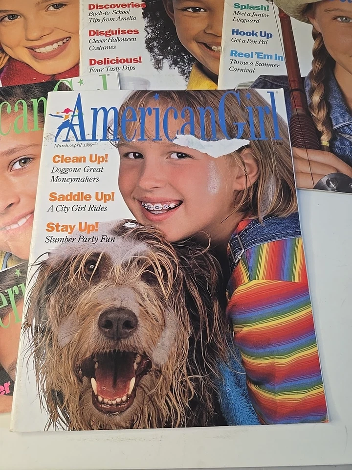 1998 American Girl Doll Magazine Complete Set Of 6 Issues Y2K Vintage Teen AG Foto 4 de 4