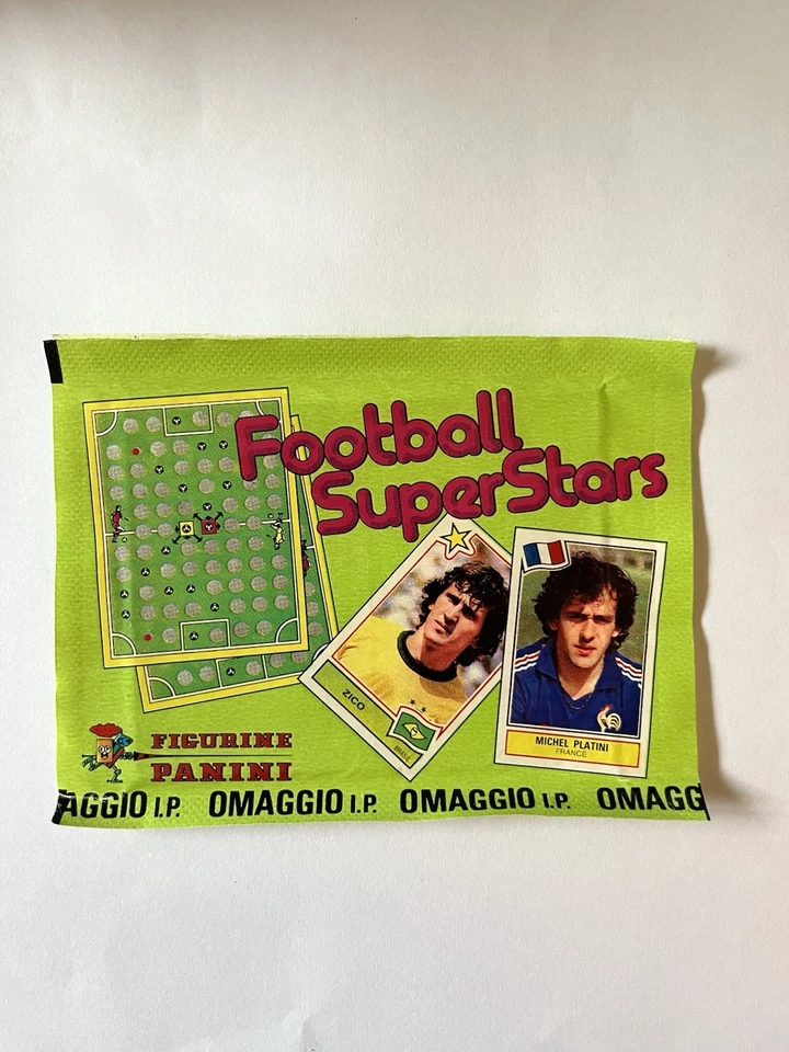 Superestrellas de fútbol Panini 1984 (Falcao-Giresse) sin cortar-raro-como nuevo+paquete abierto+2 tarjetas Foto 4 de 4