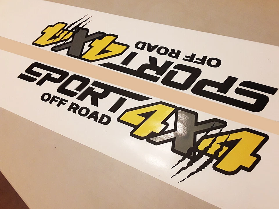 Se adapta a Nissan Frontier Offroad 4X4 Sport F150 Silverado Sierra calcomanía lateral pegatina Foto 2 de 4