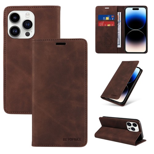For iPhone 16 Pro Max 15 14 13 12 11 Magnetic Card Wallet RFID Blocking Case - Picture 23 of 70
