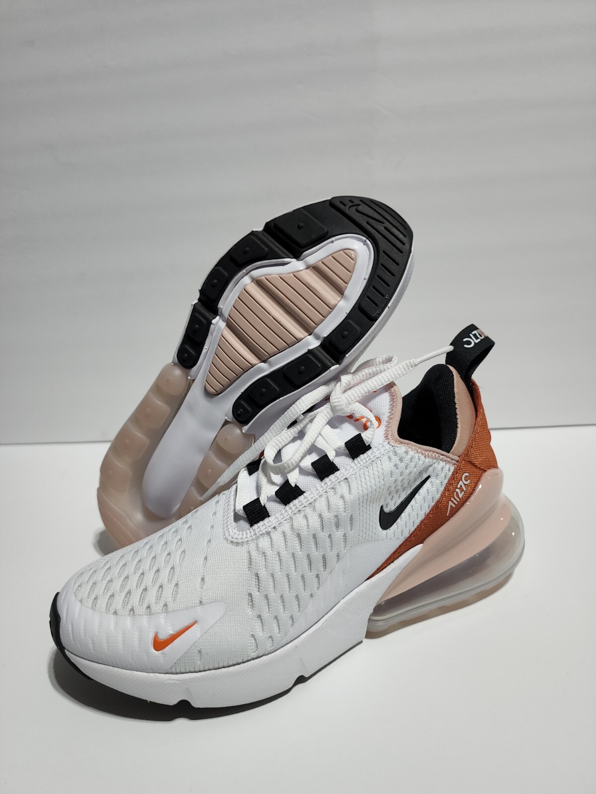 New NIKE AIR MAX 270 WHITE-BLACK-PINK 