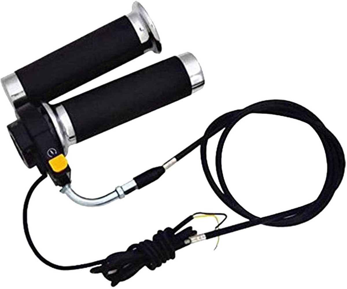 Throttle Cable Twist Hand Grip Kill Switch for 49 60 66 80cc Motorized Bike