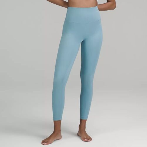 Size 14 Lululemon Align™ High-Rise Pant 25" Nulu Leggings Tidal Teal Blue NEW