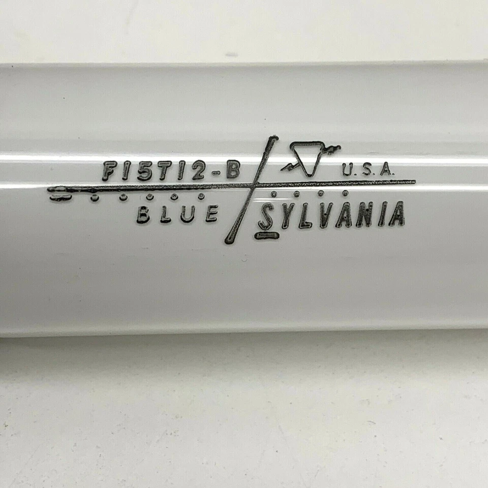RARE Sylvania F15T12/B Blue Fluorescent 15-Watt Lamp Light Bulb 15W 18" - Image 4 of 4
