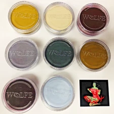 SFX Wolfe FX Face Paint 45 Gr Set of 8 Monster Colors Haunt Actors Halloween