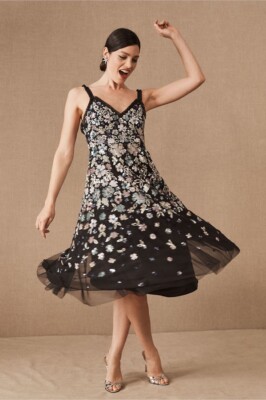 BHLDN Needle & Thread Wildflower Sequin Dress-4-$570 A641-4