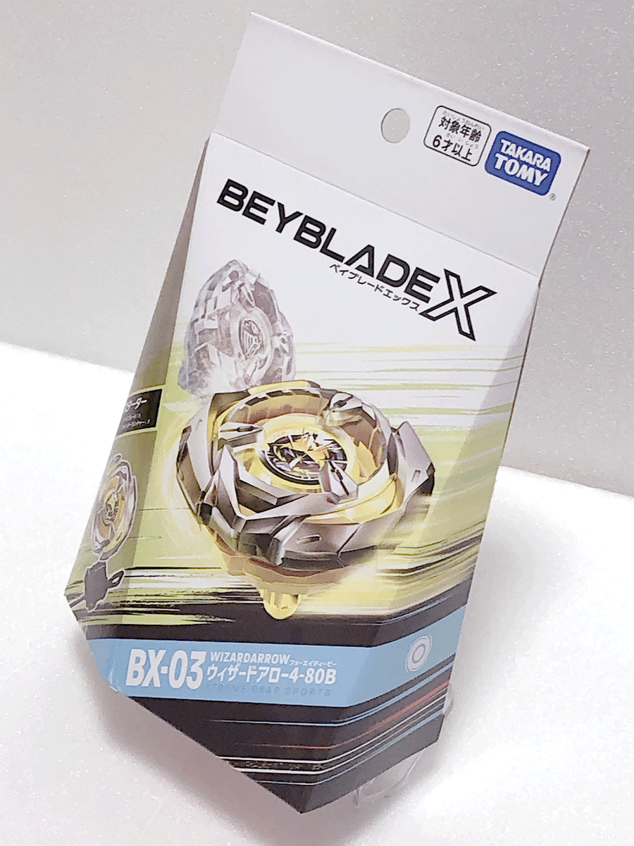 Beyblade X BX-03 Starter Wizard Arrow 4-80B Takara Tomy New 2023