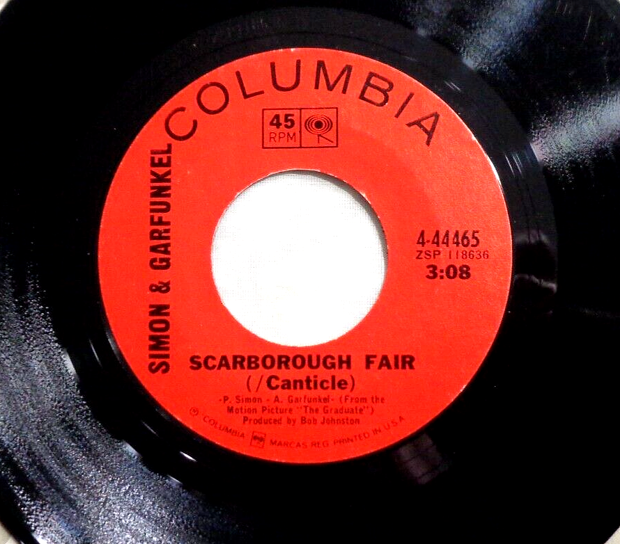 Simon & Garfunkel: Scarborough Fair 1968 Columbia 4-44465 Terre