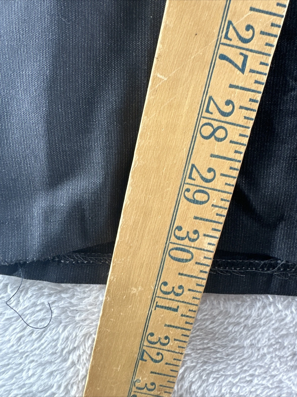 Gianni Versace Pantalone Uomo Tg 34x31 Abito Piatto Fronte Nero Spilla Rigato