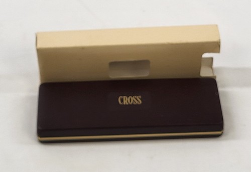 Cross Classic Ballpoint Pen 4502 Vintage Slim Design Blue Ink Working Boxed - Picture 2 of 12