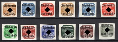 Sudetenland - Rumburg, Nr. 24-35, einwandfrei postfrischer Satz mit Fotoattest - Bild 1 von 2