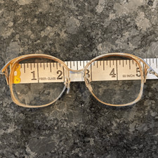 Vintage 1980  s Oversized Metal Enamel Eyeglass Frames