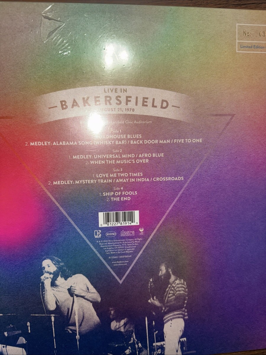 The Doors , Live In Bakersfield, August 21, 1970 (LP