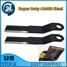 Mower Rotary Grass Cutter AR400 Steel Blades For Mower King Skidsteer Brush Hog