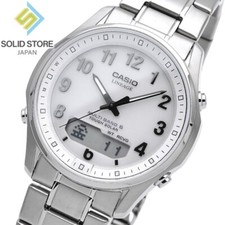 CASIO LINEAGE LCW-M100TSE-7AJF Titanium Radio Solar Watch Silver 40mm