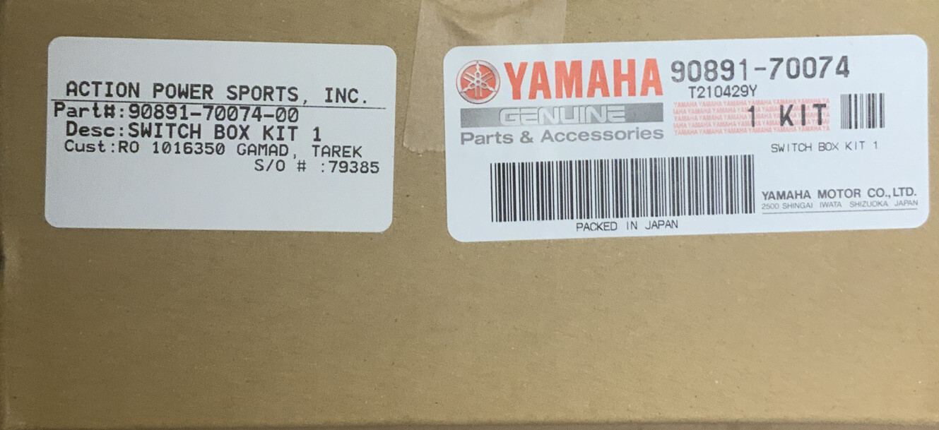 Yamaha Switch Box Kit 1 #90891-70074-00