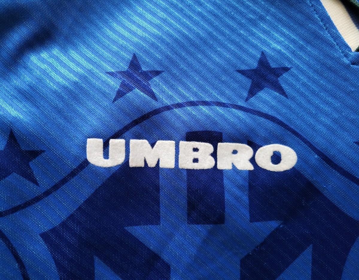 Maillot De Foot Domicile Umbro Brésil 1994-1996 – Authentique, Taille L, Occasion
