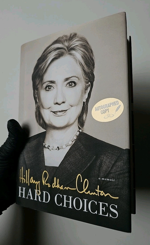 *SIGNIERT! Hillary Rodham Clinton HARD CHOICE 2014 Hardcover Buch HANDSIGNIERT! - Bild 19 von 19