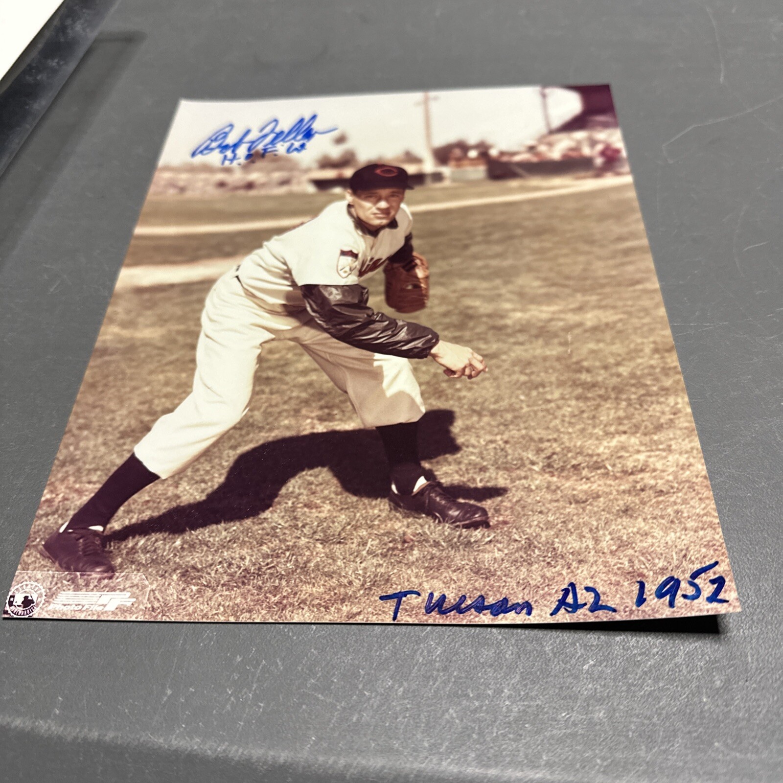 Bob Feller Autographed Signed 8x10 Photo Tucson Arizona 1952 