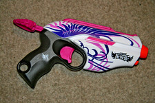 Nerf Rebelle Pink Crush HTF RARE Foam Dart Gun TESTED RARE Foam Blaster Toy