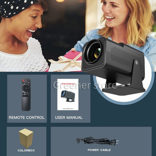 Smart Bluetooth Vidéo Projecteur 1080p Android 11 HDMI 4K Maison Bureau Théâtre - Photo 12/12