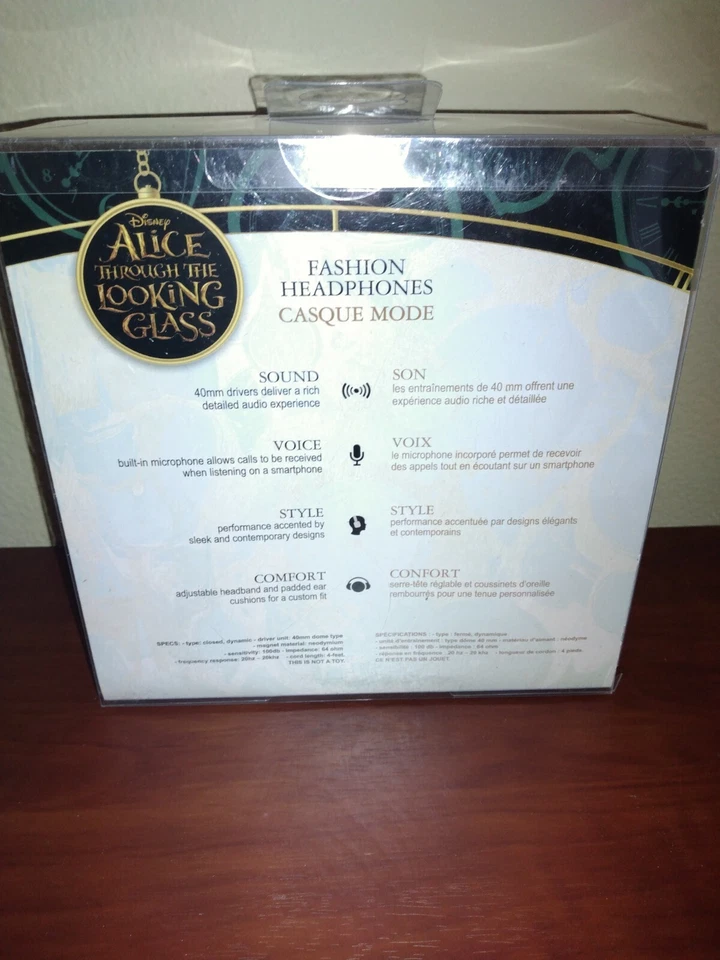 Alice Through The Looking Glass Fashion Headphones - Image 2 of 2